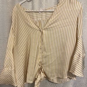 NWOT Lauren Conrad Crop Blouse Size XXL